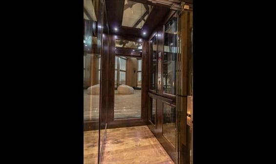 luxury glass home elevator